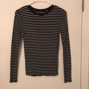 striped long sleeve shirt